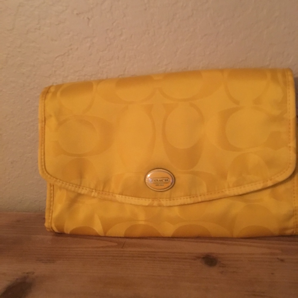 Coach travel toiletries bag